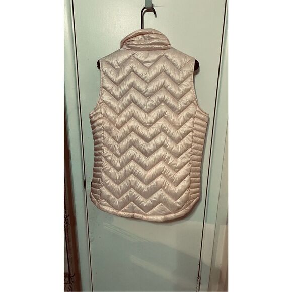 Calvin Klein Premium Down Puffer Zip Up Vest SZ XL Pink - Picture 8 of 10